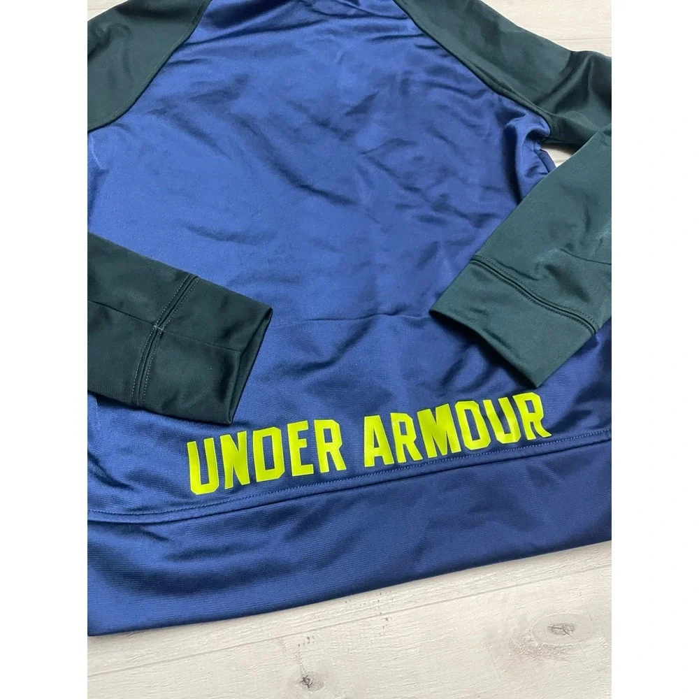 Under armour boys zip up‎ jacket blue youth medium